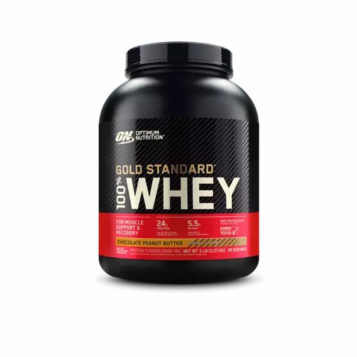 Optimum Nutrition GOLD STANDARD 100% WHEY™ Chocolate Peanut Butter 5 lb (68 Servings) Danmark | HAQOWV324