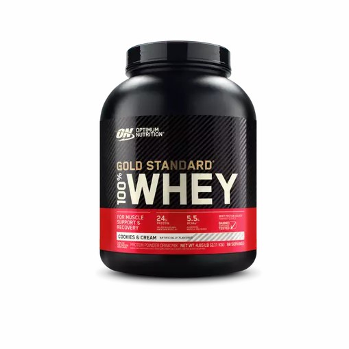 Optimum Nutrition GOLD STANDARD 100% WHEY™ Cookies & Cream 5 lb (68 Servings) Danmark | MXPLHJ978