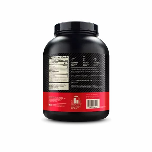 Optimum Nutrition GOLD STANDARD 100% WHEY™ Delicious Strawberry 5 lb (73 Servings) Danmark | DIMLPO891