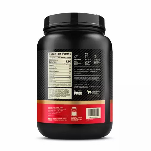 Optimum Nutrition GOLD STANDARD 100% WHEY™ Extreme Milk Chocolate 1.5 lb (22 Servings) Danmark | FPEBYT617