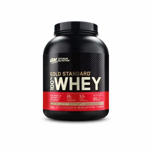 Optimum Nutrition GOLD STANDARD 100% WHEY™ Mocha Cappuccino 5 lb (71 Servings) Danmark | ZFWEIJ039