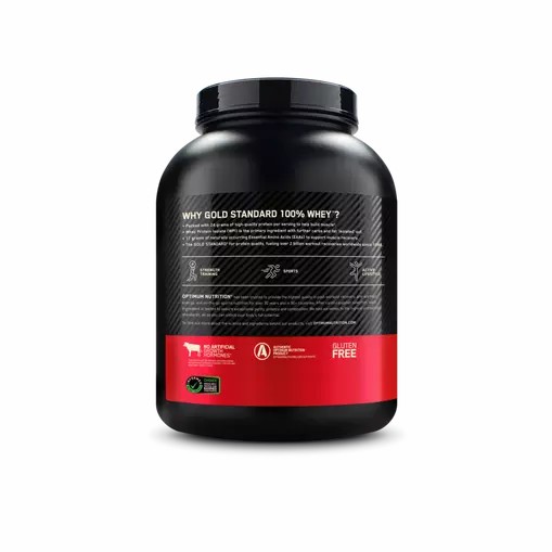 Optimum Nutrition GOLD STANDARD 100% WHEY™ Strawberries & Cream 5 lb (73 Servings) Danmark | TPNDGA257