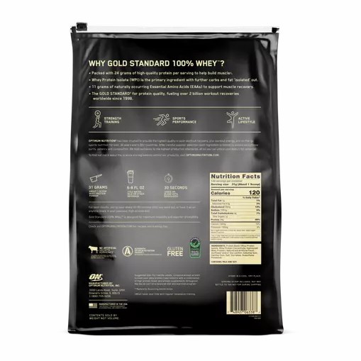 Optimum Nutrition GOLD STANDARD 100% WHEY™ Vanilla Ice Cream 10 lb - Notify me Danmark | KBTGDN407