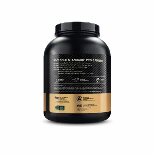 Optimum Nutrition GOLD STANDARD® Pro Gainer Vanilla Custard 5.09 lb (14 Servings) Danmark | MEKZLT361