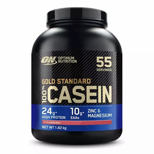 Optimum Nutrition Gold Standard 100% Casein Strawberry Delight 1.82 kg (55 Servings) Danmark | MPGSTW158