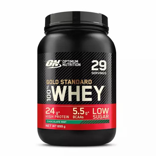 Optimum Nutrition Gold Standard 100% Whey Protein Powder Chocolate Mint 899 grams (29 Servings) Danmark | PZCOGV098