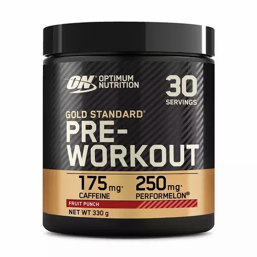 Optimum Nutrition Gold Standard Pre-Workout Fruit Punch 330 grams (30 Servings) Danmark | BLFIGU210