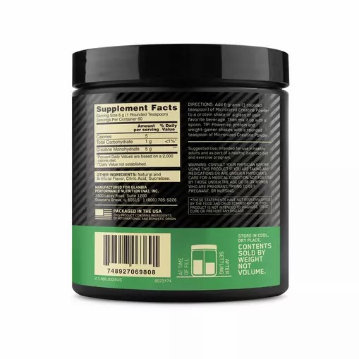 Optimum Nutrition Micronized Creatine Powder Blueberry Lemonade 0.79 lb (60 Servings) Danmark | PQRUYN215