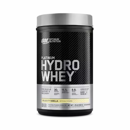 Optimum Nutrition PLATINUM HYDROWHEY™ Velocity Vanilla 1.76 lb (20 Servings) Danmark | IQJYNR572