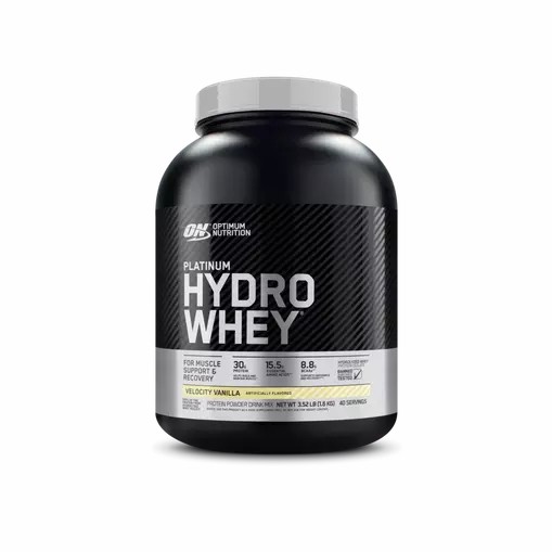 Optimum Nutrition PLATINUM HYDROWHEY™ Velocity Vanilla 3.52 lb (40 Servings) Danmark | KQACDI934