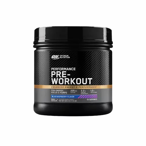 Optimum Nutrition Performance Pre-Workout Blue Raspberry 285g Danmark | UHIQAC246