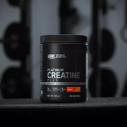 Optimum Nutrition Platinum Creatine Plus Orange 350 grams (50 Servings) Danmark | PFIQSR586