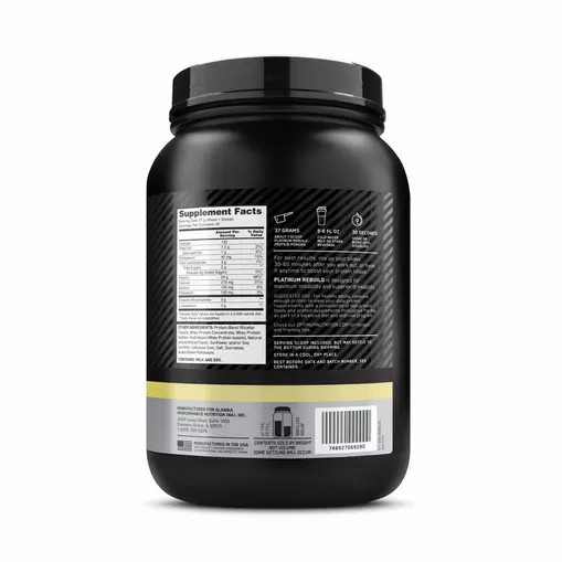 Optimum Nutrition Platinum Rebuild Vanilla Buttercream 1.63 lb (20 Servings) Danmark | OKLHZV439