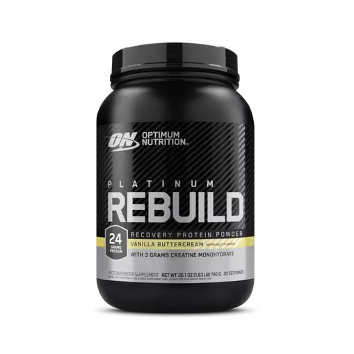 Optimum Nutrition Platinum Rebuild Vanilla Buttercream 1.63 lb (20 Servings) Danmark | OKLHZV439