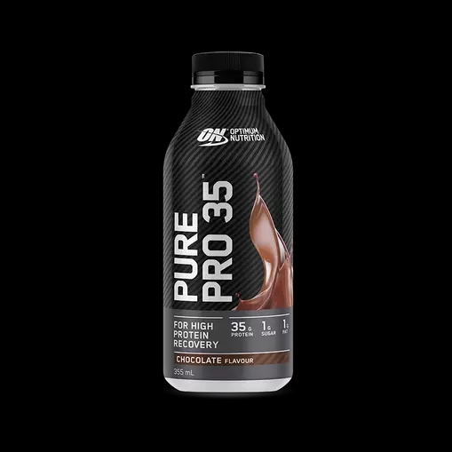 Optimum Nutrition Pure Pro 35 Chocolate 355ml (6 bottles) Danmark | LWYNAB790